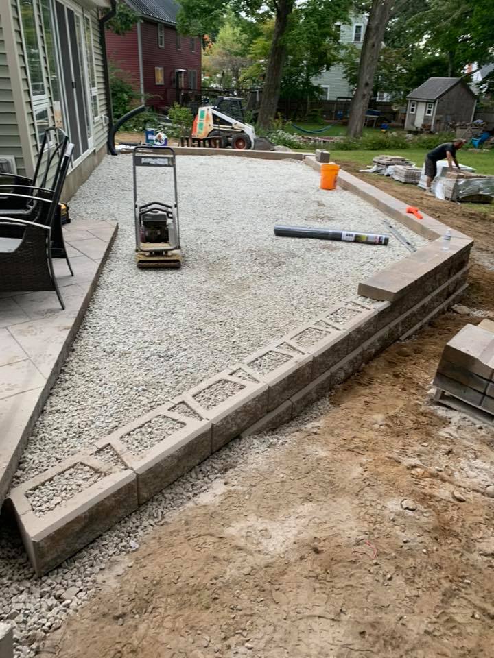 Grove Street Retaining Wall & Patio - 2