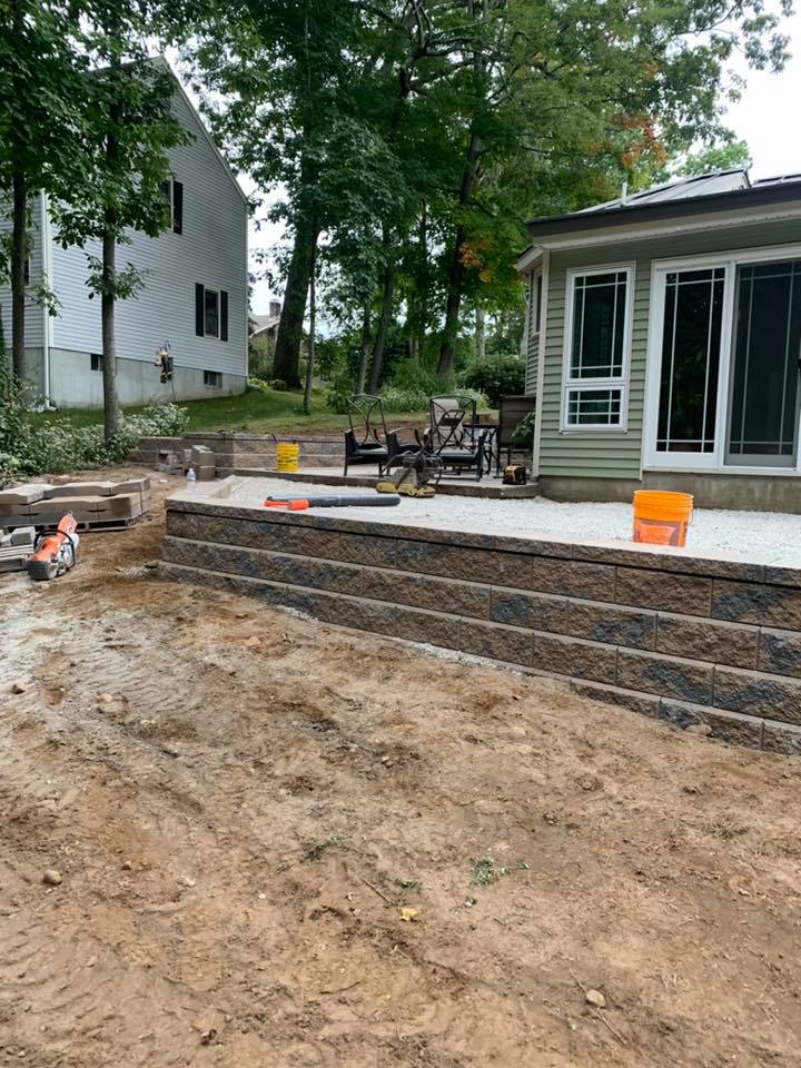 Grove Street Retaining Wall & Patio - 4