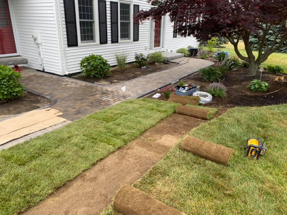 West Newbury Sod Installation