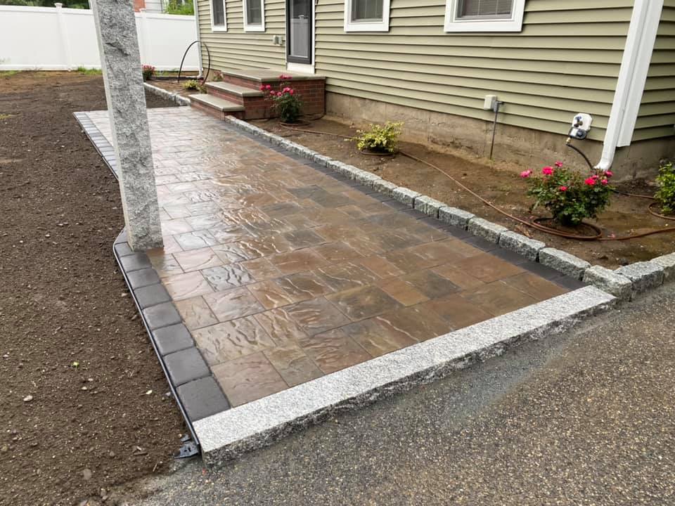 Merrimac, Ma walkway with granite steps