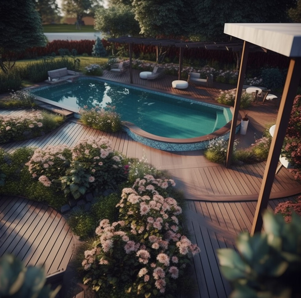 Pool Deck Rendering